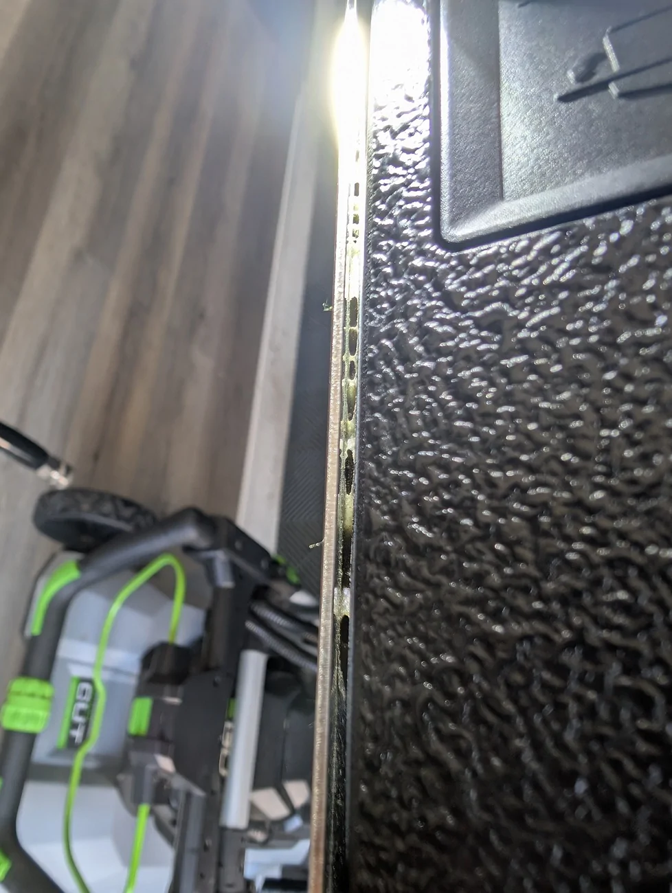 Tesla Cybertruck Help - rear quarter panel adhesive separation / rattle - let me know if I am crazy. PXL_20250824_161514448