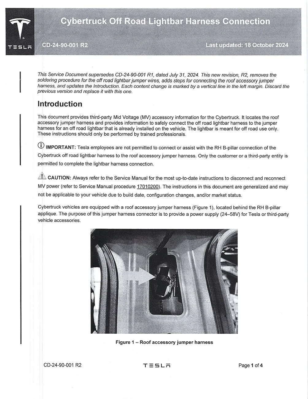 Tesla Cybertruck Tesla Lightbar Install Page 1
