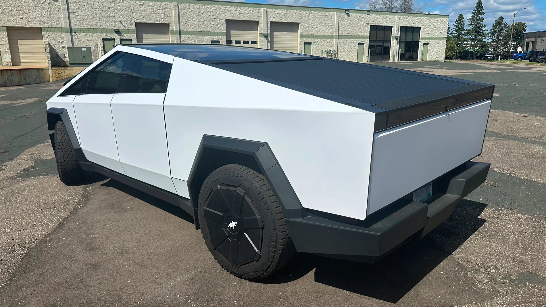 Tesla Cybertruck Magnetic Wrap Over Existing Vinyl Wrap! [CybertruckCovers] White 22 Piece 3