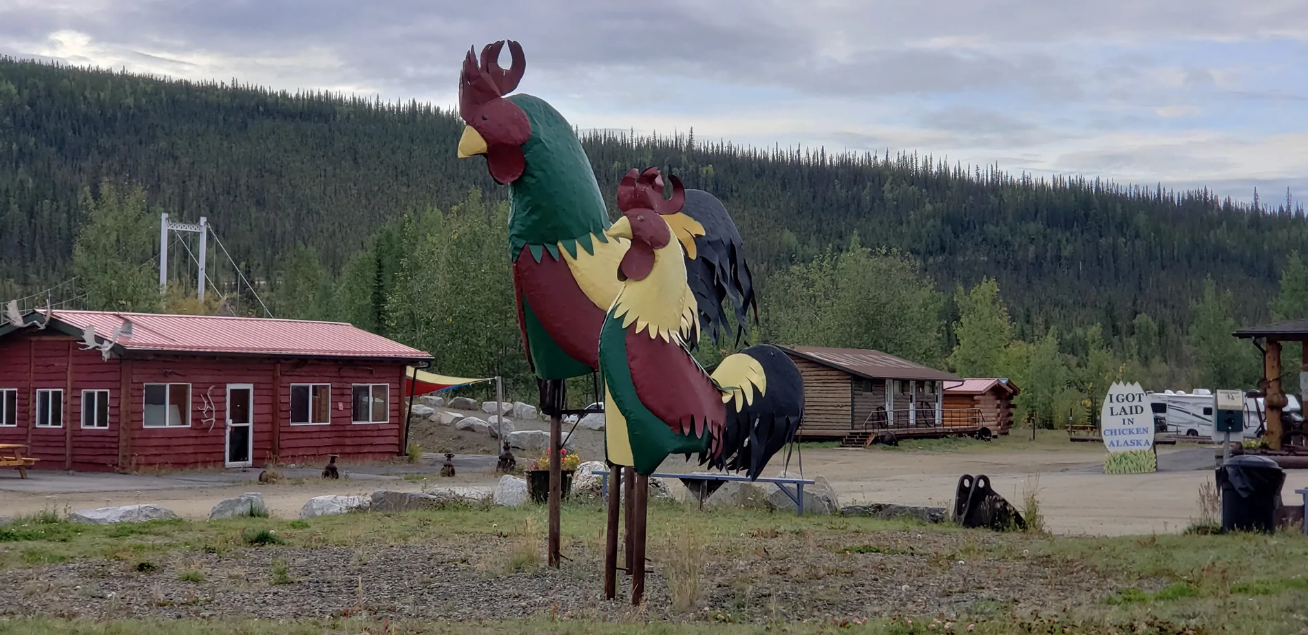 Tesla Cybertruck Overland Trip to Alaska - Follow For Updates Chicken Scuptures