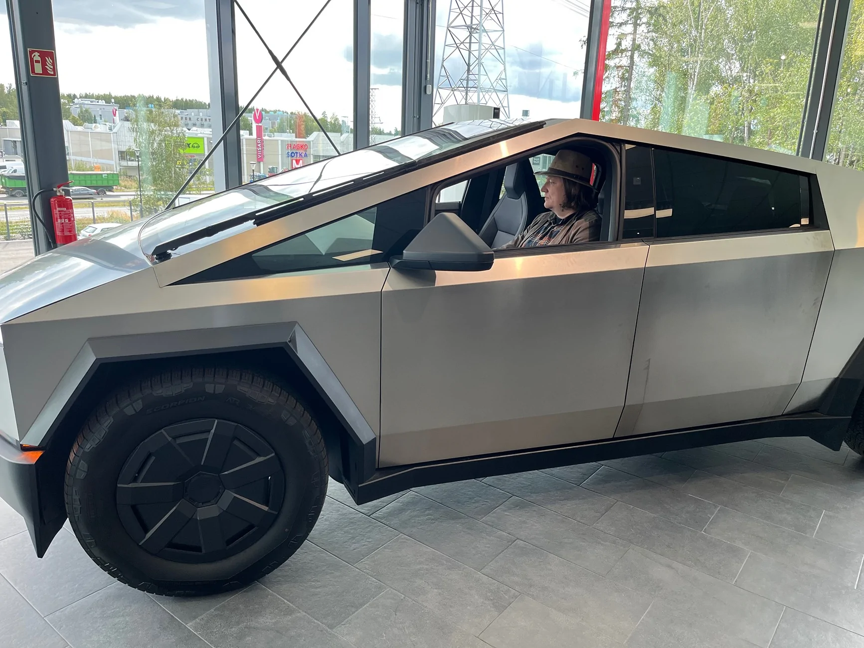 Tesla Cybertruck First Impressions in Helsinki (Finally allowed to sit in one) IMG_6405
