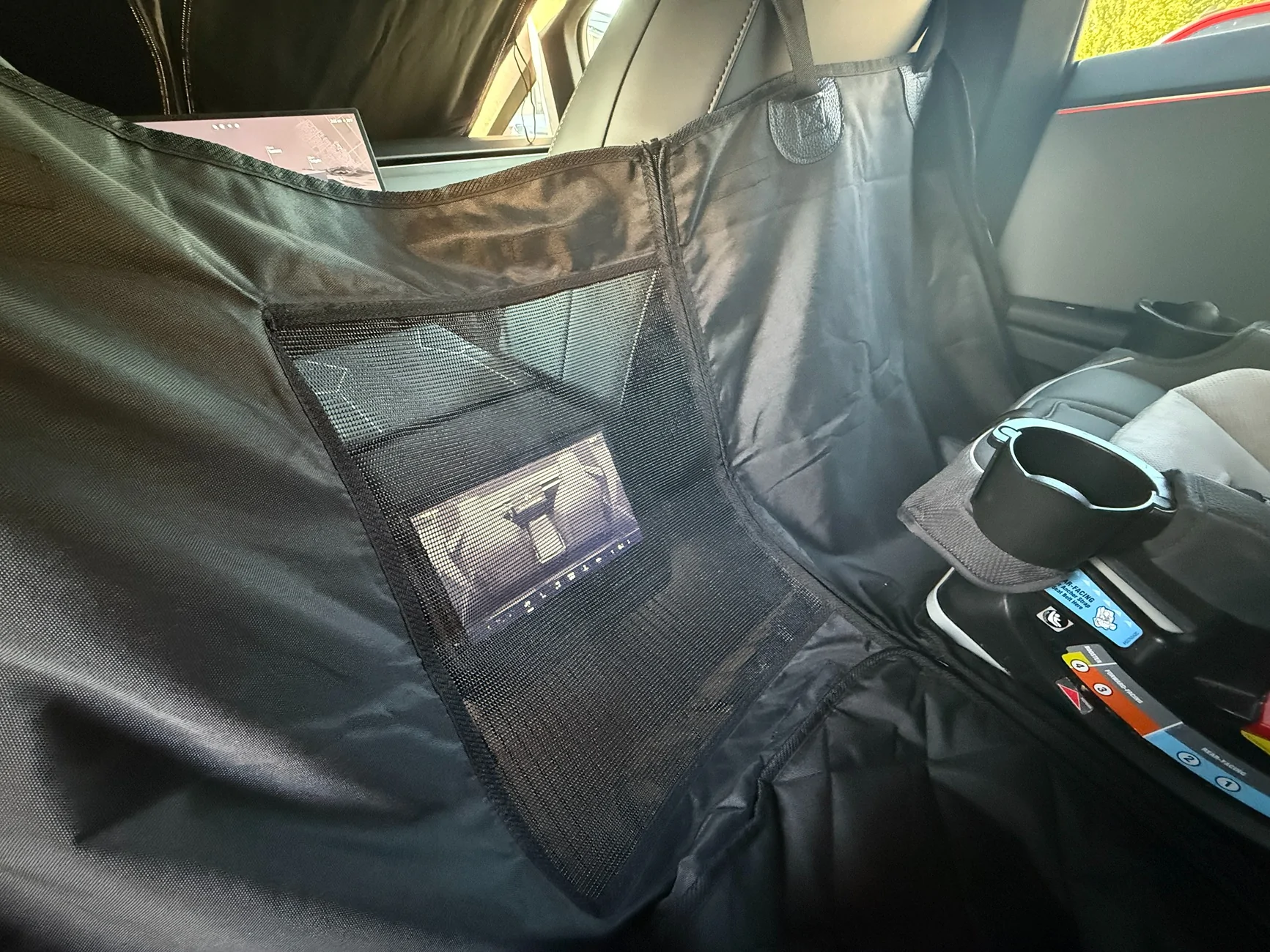 Tesla Cybertruck Near Perfect Rear Seat Liners for CT Owners with Kids IMG_3254