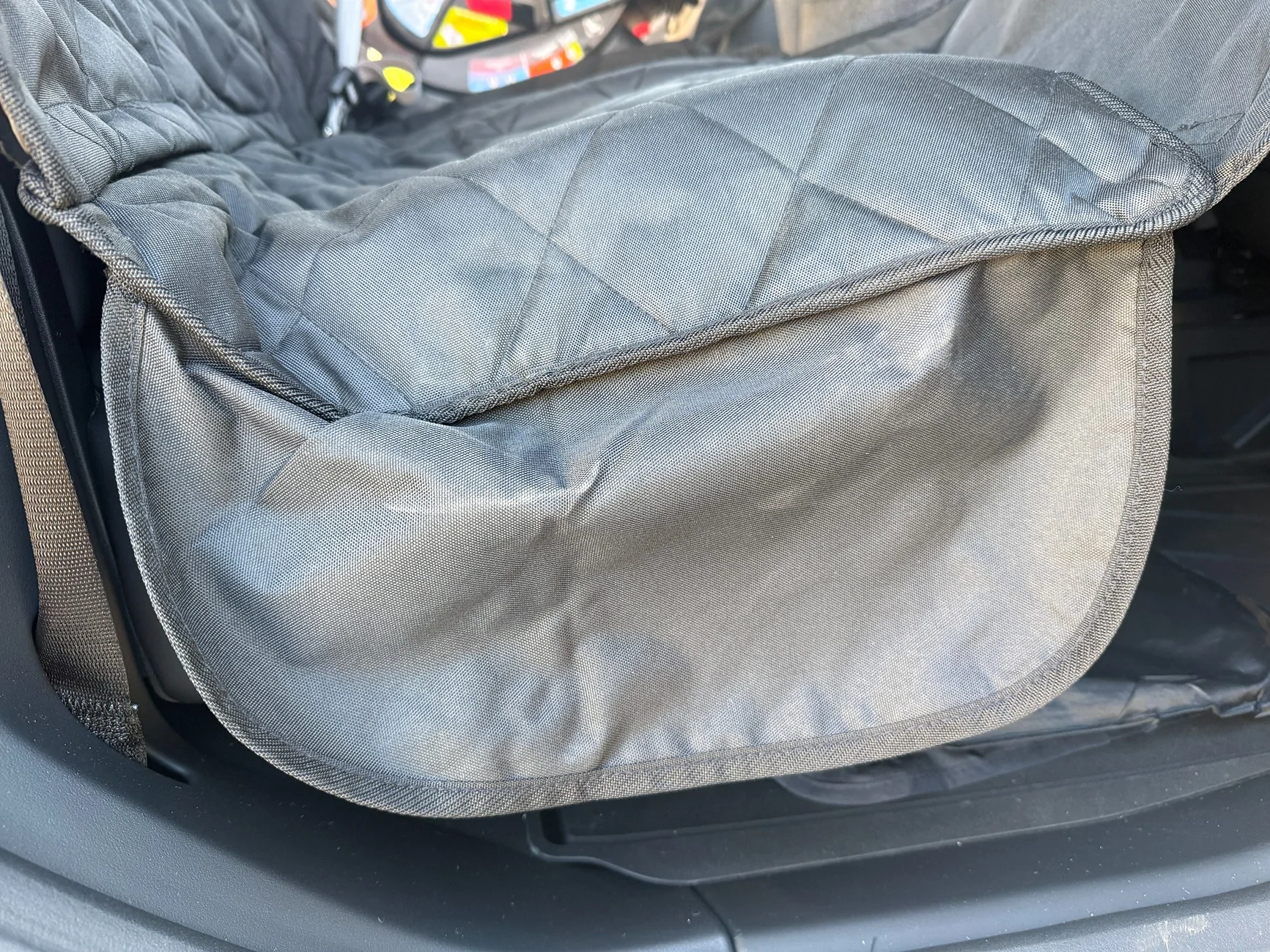 Tesla Cybertruck Near Perfect Rear Seat Liners for CT Owners with Kids IMG_3261