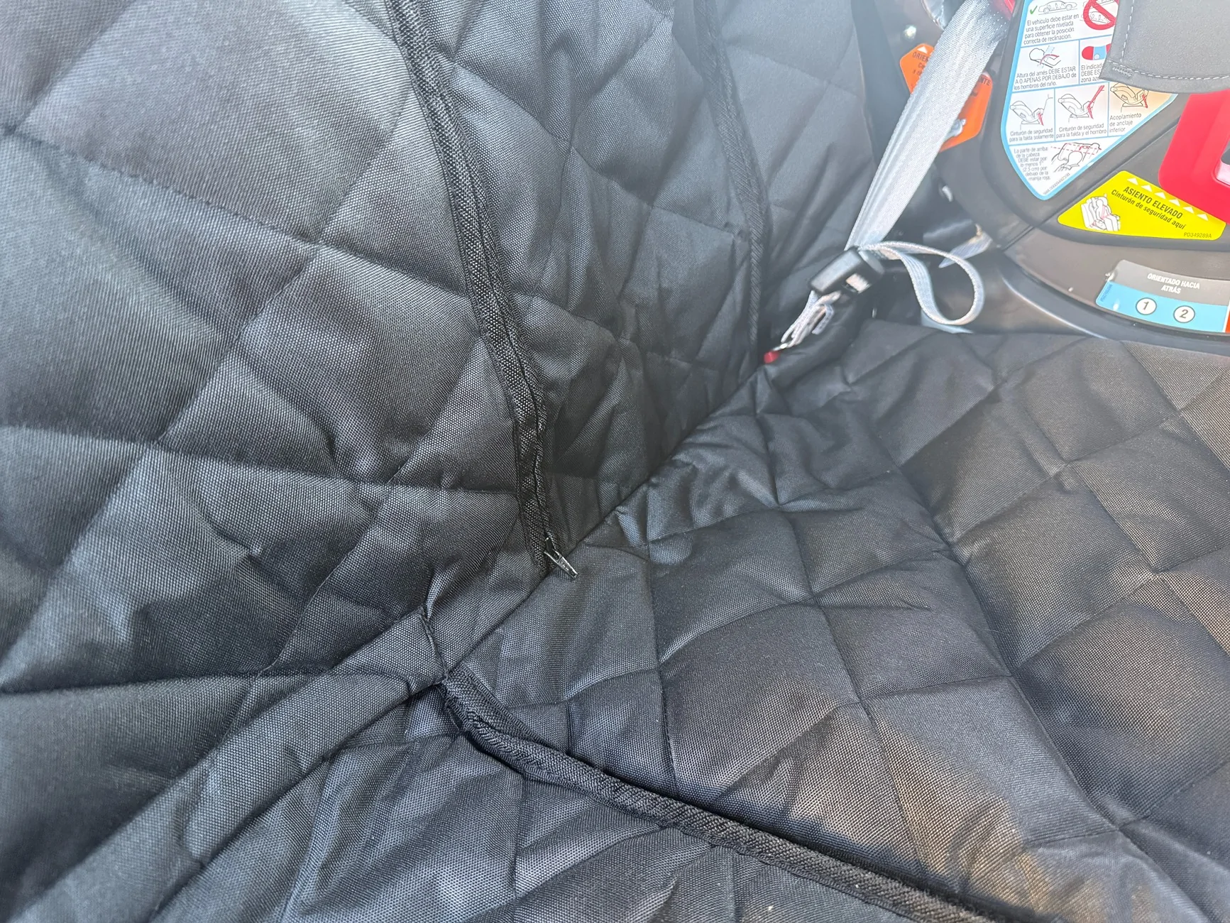 Tesla Cybertruck Near Perfect Rear Seat Liners for CT Owners with Kids IMG_3262
