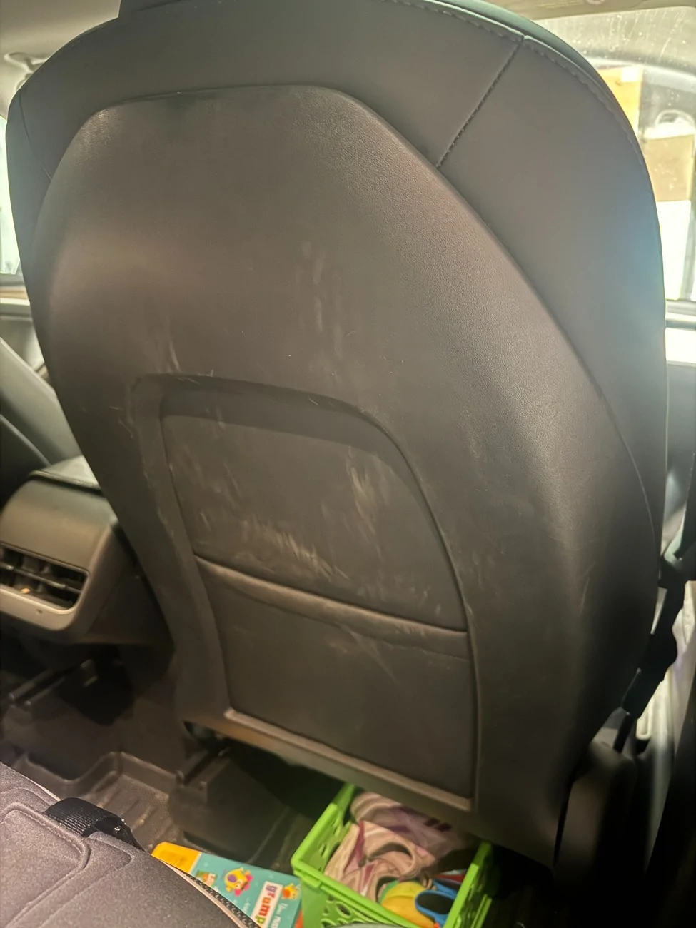 Tesla Cybertruck Near Perfect Rear Seat Liners for CT Owners with Kids IMG_3272