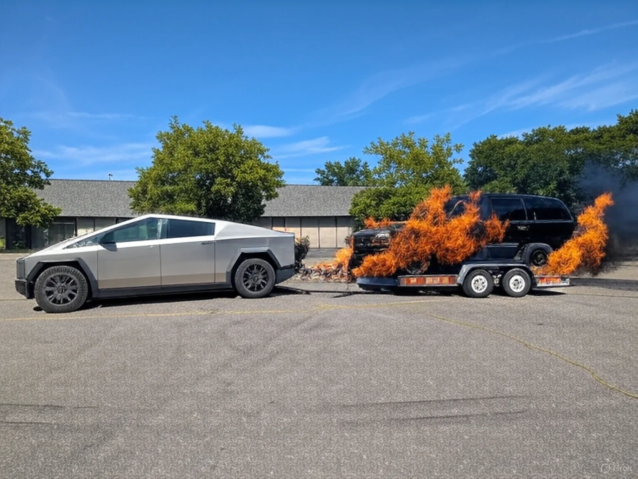 Tesla Cybertruck 🦾 Cybertruck doing truck stuff!  Post your photos! 1756332020614-5n