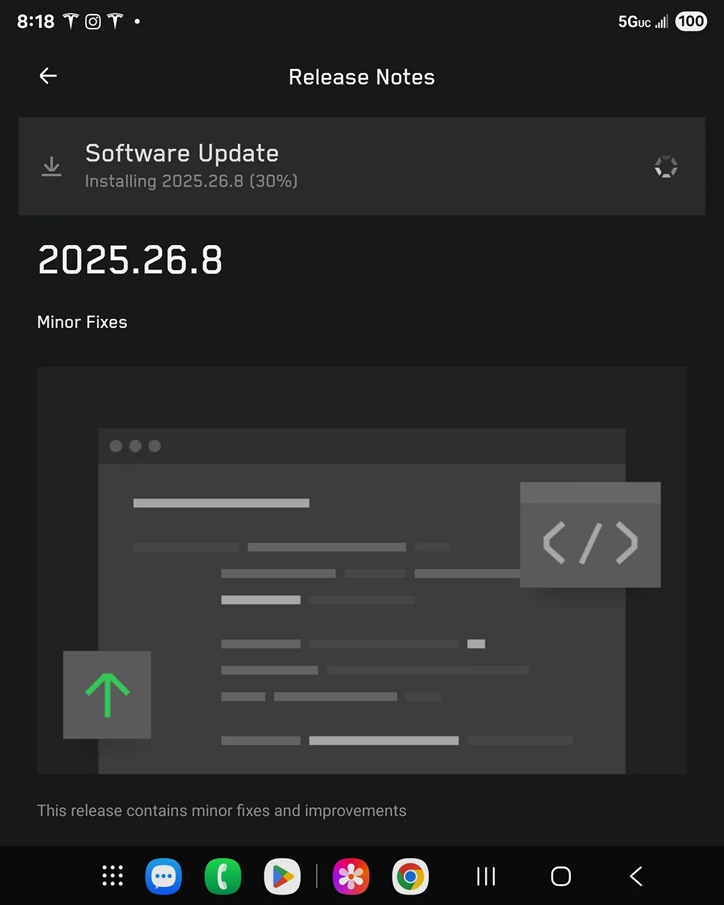 Tesla Cybertruck 2025.26.8 Downloading Screenshot_20250827_201820_Tesla