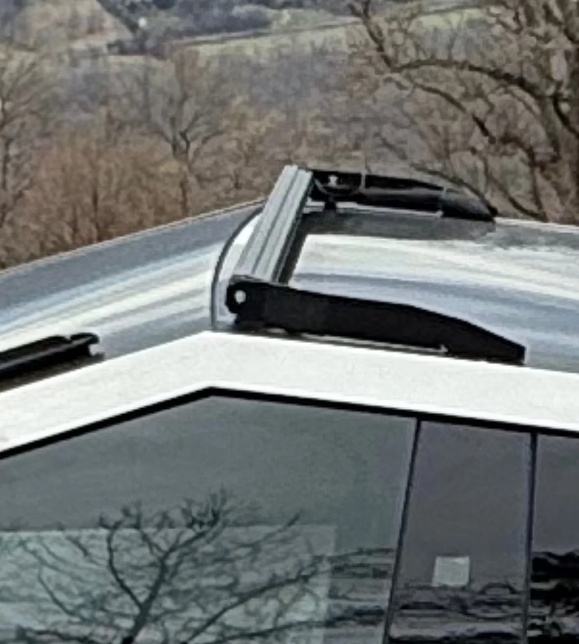 Tesla Cybertruck Insanely Bright ~ V2 Bracket Light Bar using OEM Mounts by Unplugged Performance IMG_2499