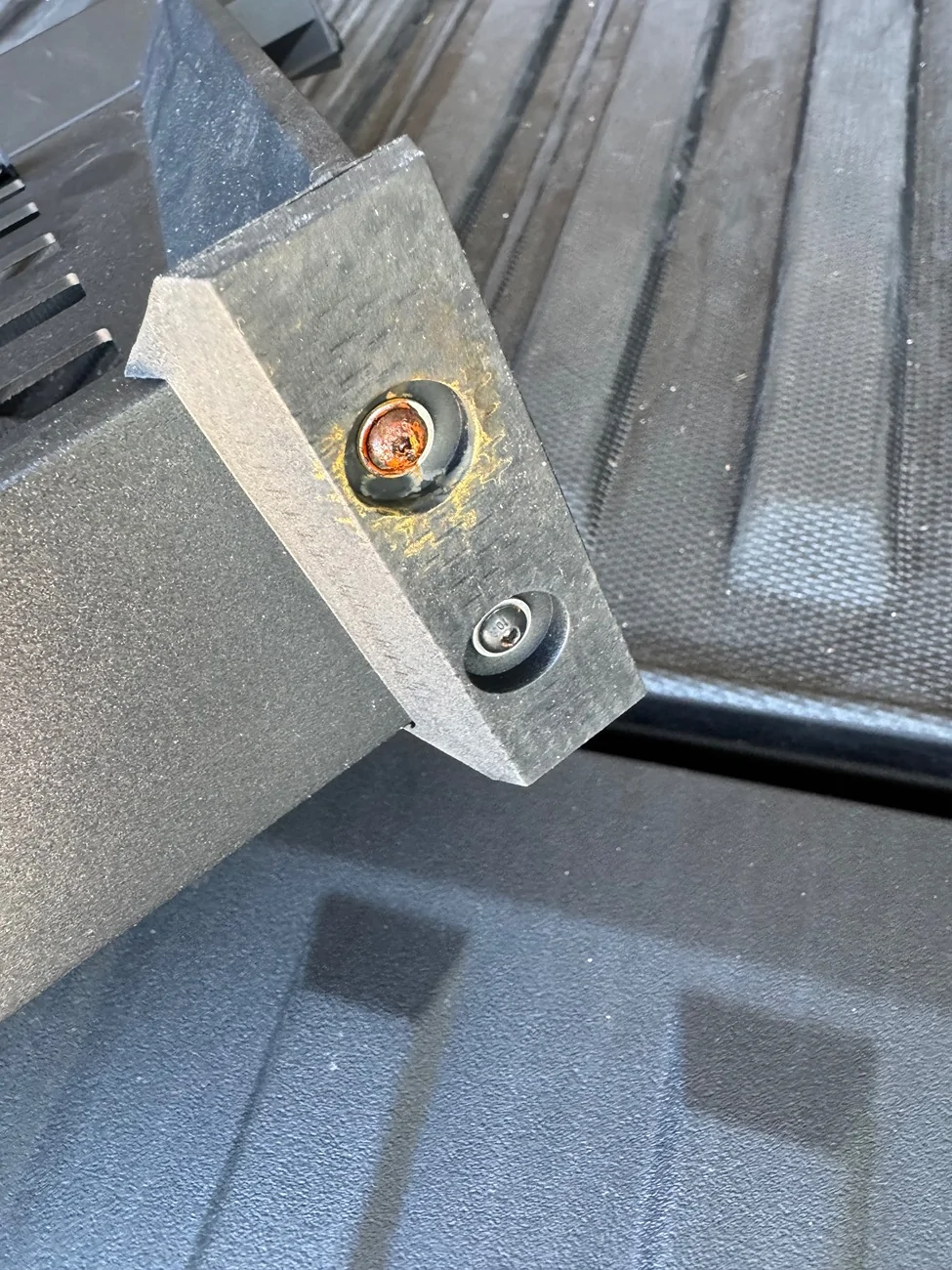 Tesla Cybertruck OEM Cargo Divider and non-SS Screws !?!? IMG_9514