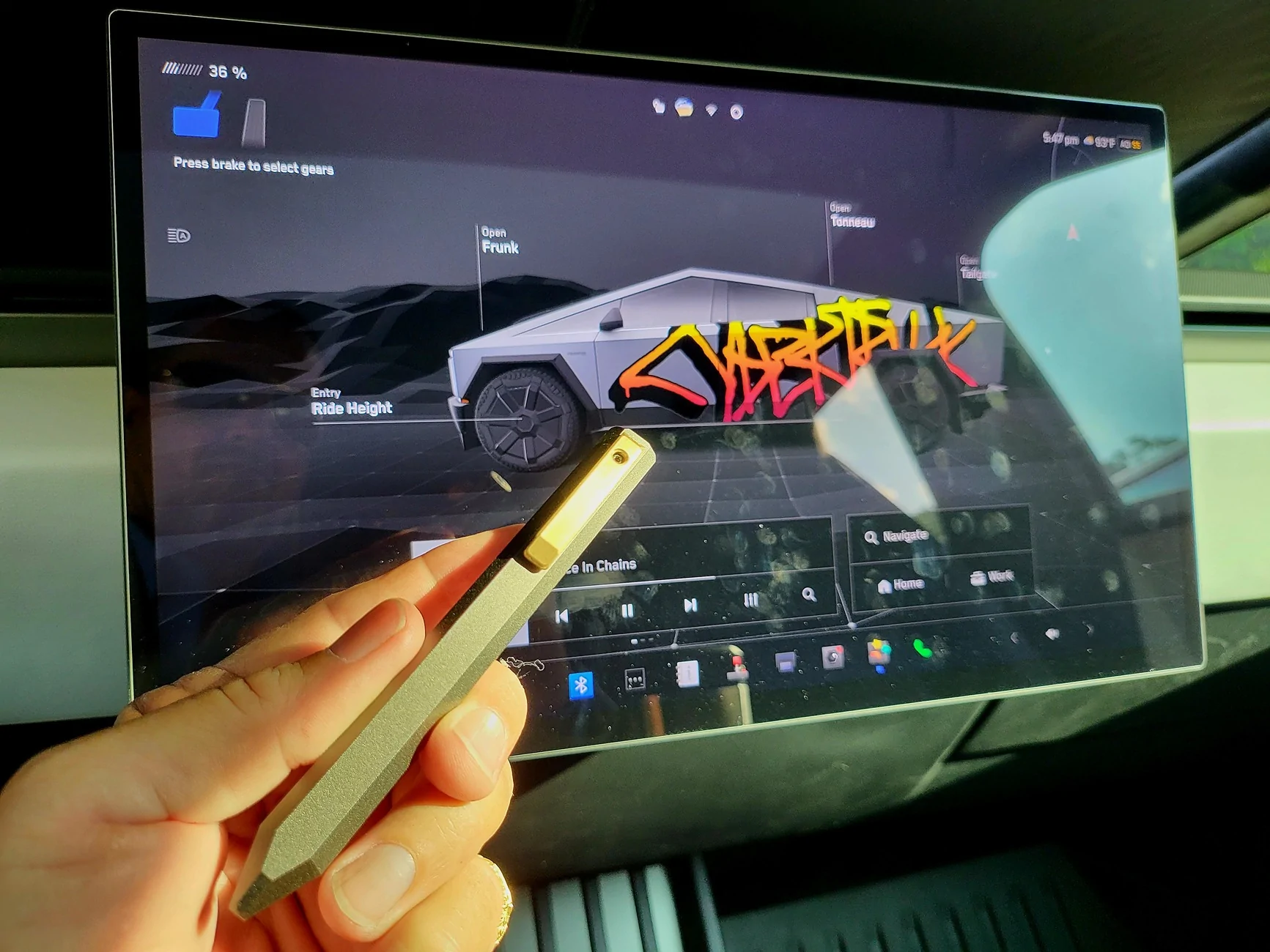 Tesla Cybertruck What did you do TO / WITH your Cybertruck today? 👨🏻‍🔧🧰🚿🛠 20250730_174710