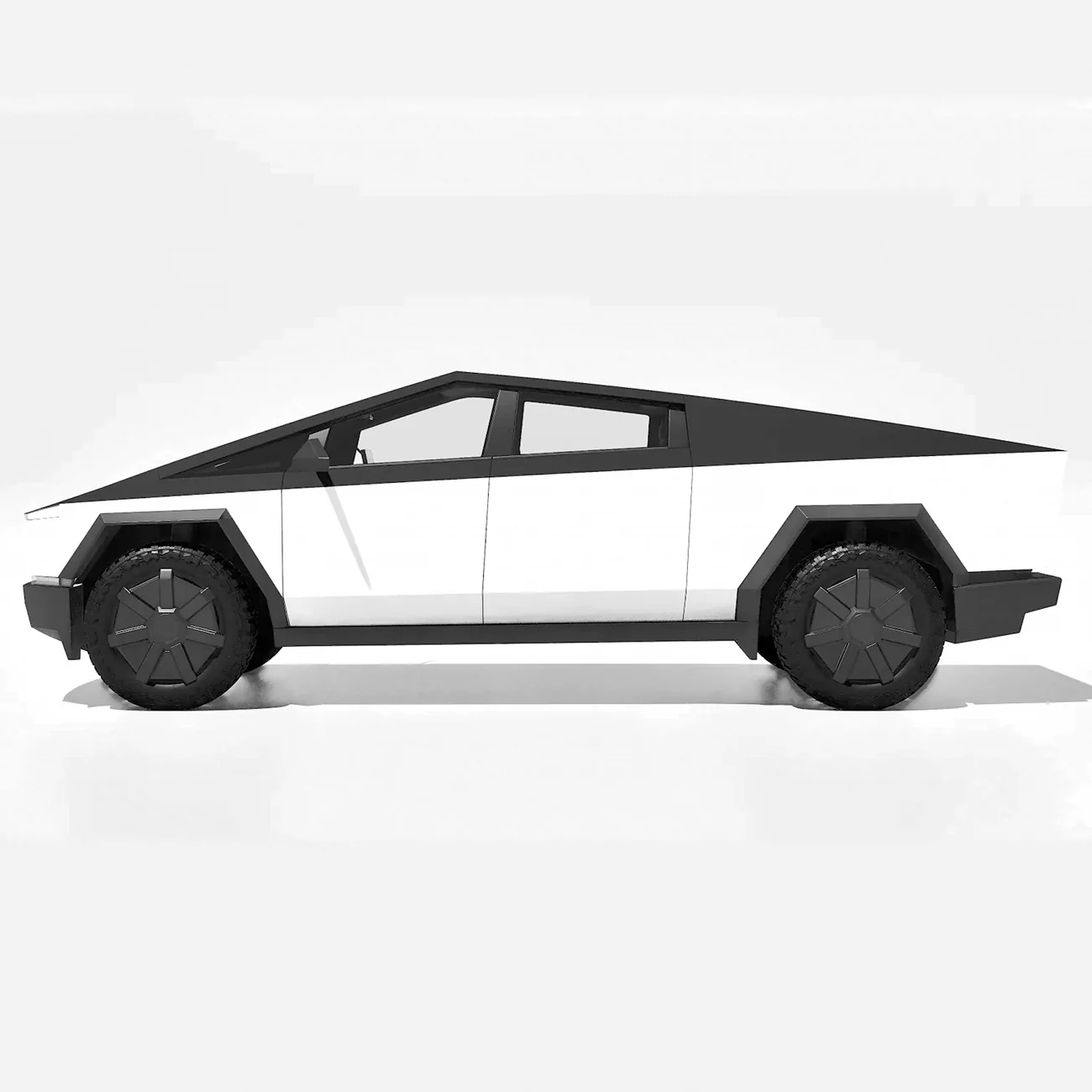 Tesla Cybertruck Magnetic Upper Blackout Kit Available to Order! [CybertruckCovers] Two Ton