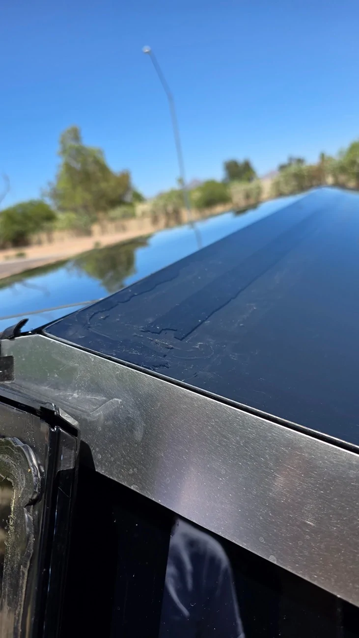 Tesla Cybertruck Foundation Series Light Bar Waiting Room 20250615_135903