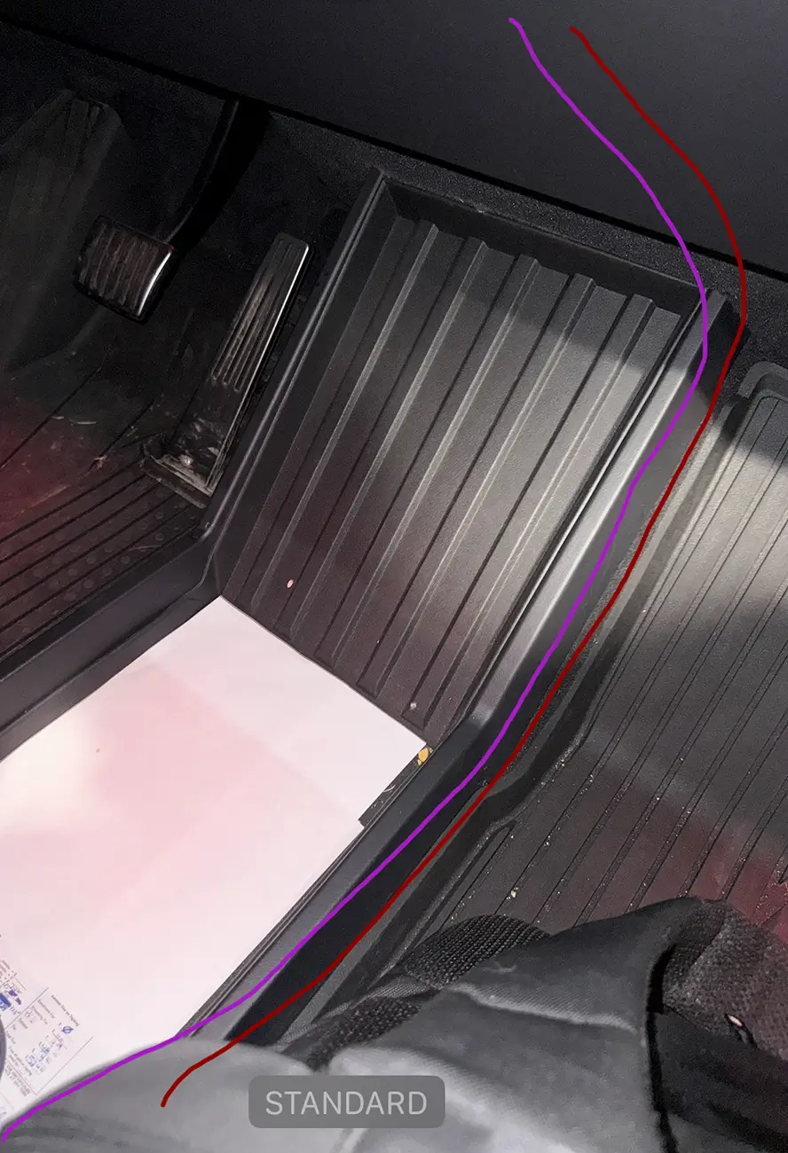 Tesla Cybertruck Hidden way to access the center console IMG_8564
