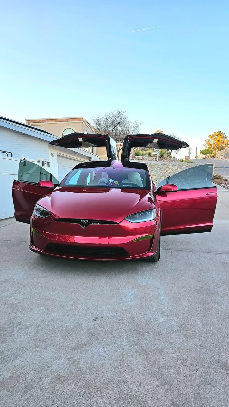 Tesla Cybertruck Pure PPF Metallic Redhood Cybertruck by Mile High Customs 20250321_185901