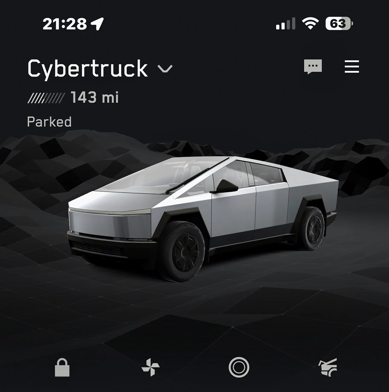 Tesla Cybertruck My 2025 Tesla CyberTruck AWD. IMG_1325