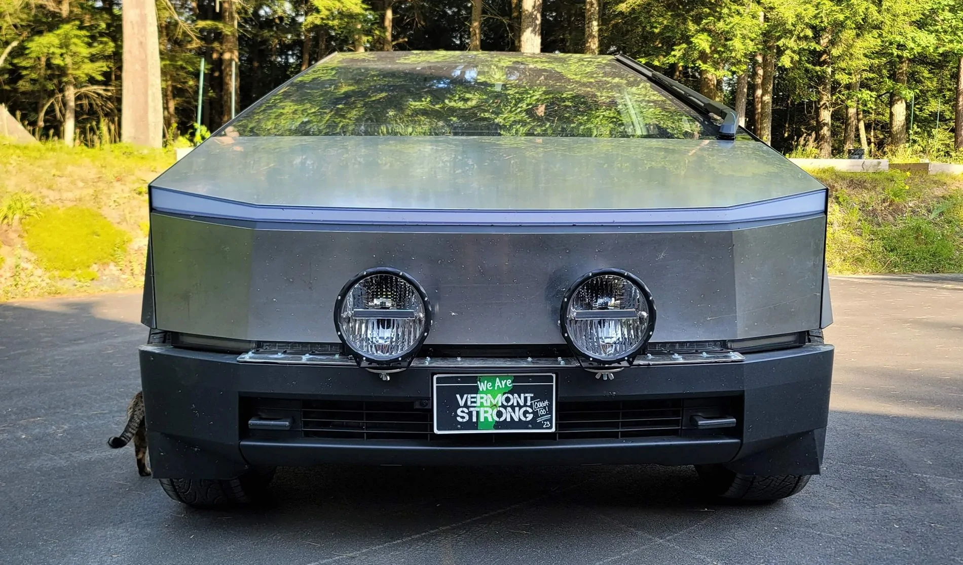 Tesla Cybertruck Winter Snow Lights and Plow Light n