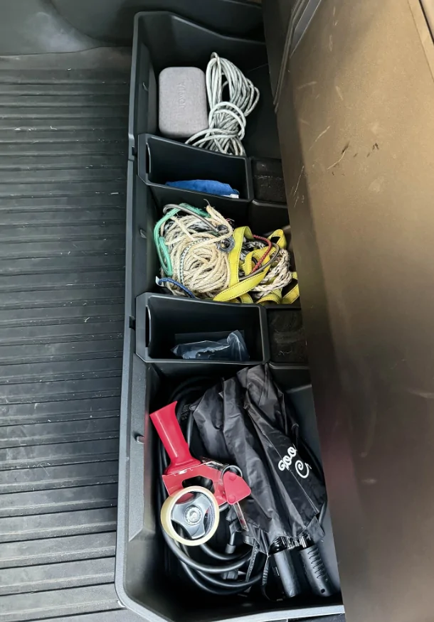 Tesla Cybertruck Cybertruck Underseat Storage Solution — 40% Off GA, 30% Off Out-of-State, 50% Off Pickup! 1757039908165-