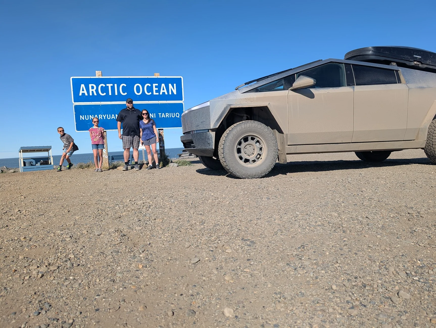 Tesla Cybertruck Cross Canada Roadtrip to Tuktoyaktuk & Alaska Gzza_53WgAEvumH