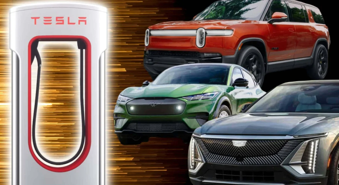 Tesla Cybertruck Get ready for more congestion! Porsches can now access Supercharger network IMG_1933