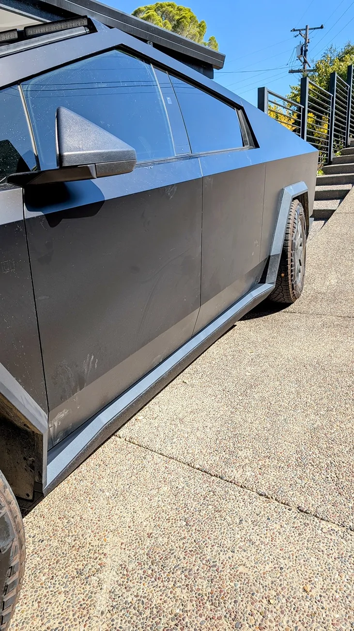 Tesla Cybertruck Terrestrial Armor installed (Underbody Shield & Rock Sliders / Structural Rockers) PXL_20250903_223437112-EDIT