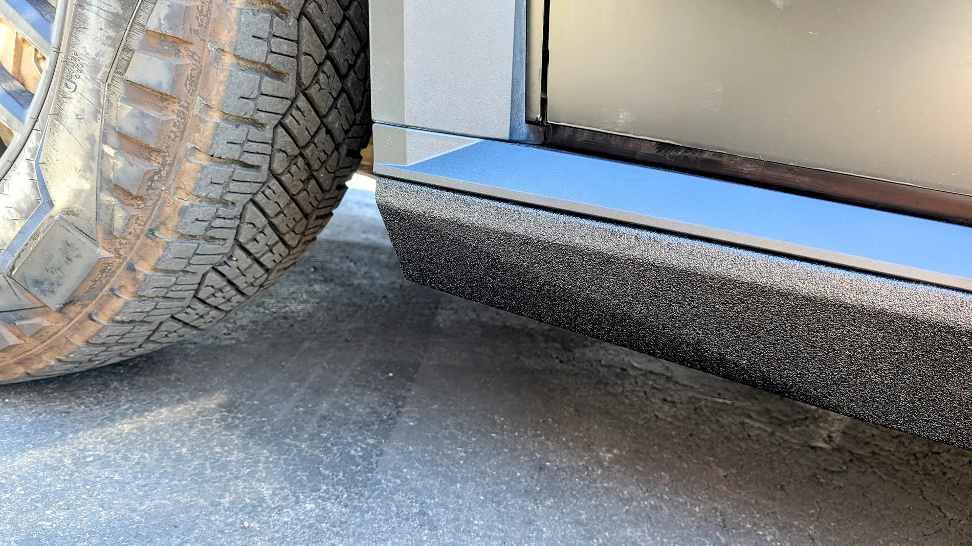 Tesla Cybertruck Terrestrial Armor installed (Underbody Shield & Rock Sliders / Structural Rockers) PXL_20250903_214617984-EDIT