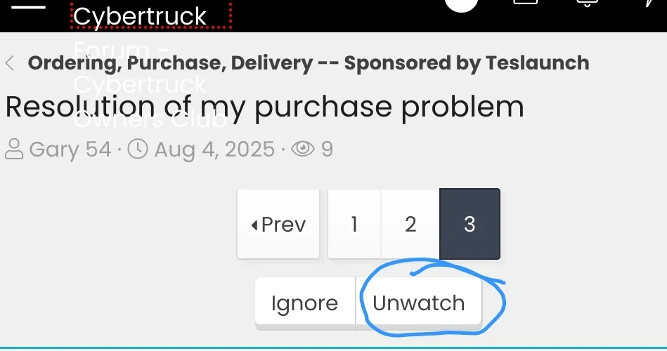 Tesla Cybertruck Resolution of my purchase problem Screenshot_20250907_092430_Samsung captur