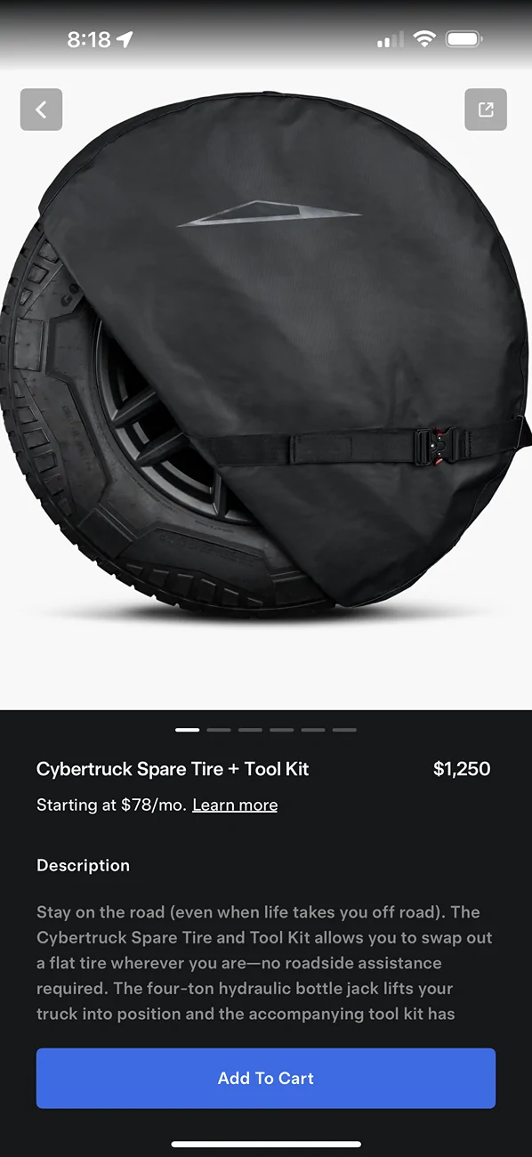 Tesla Cybertruck LA area CT accessories for sale IMG_9484