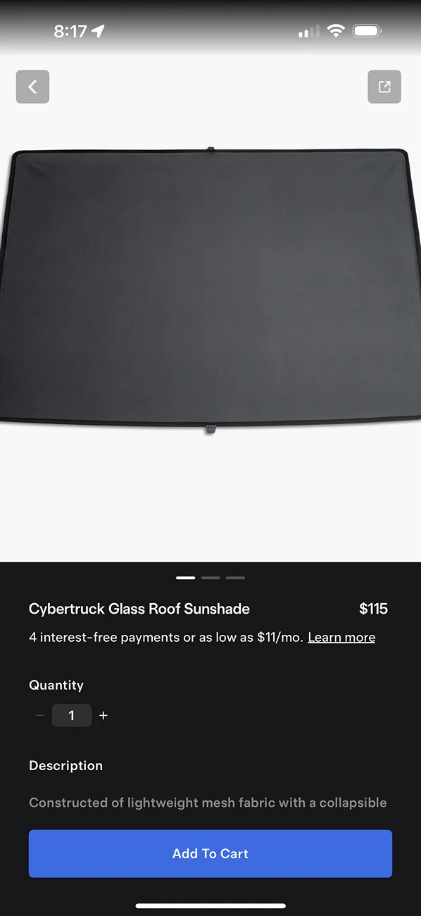 Tesla Cybertruck LA area CT accessories for sale IMG_9481