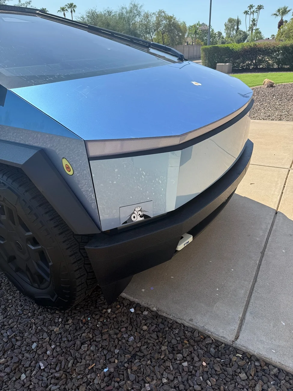 Tesla Cybertruck Terrestrial Armor installed (Underbody Shield & Rock Sliders / Structural Rockers) IMG_5712