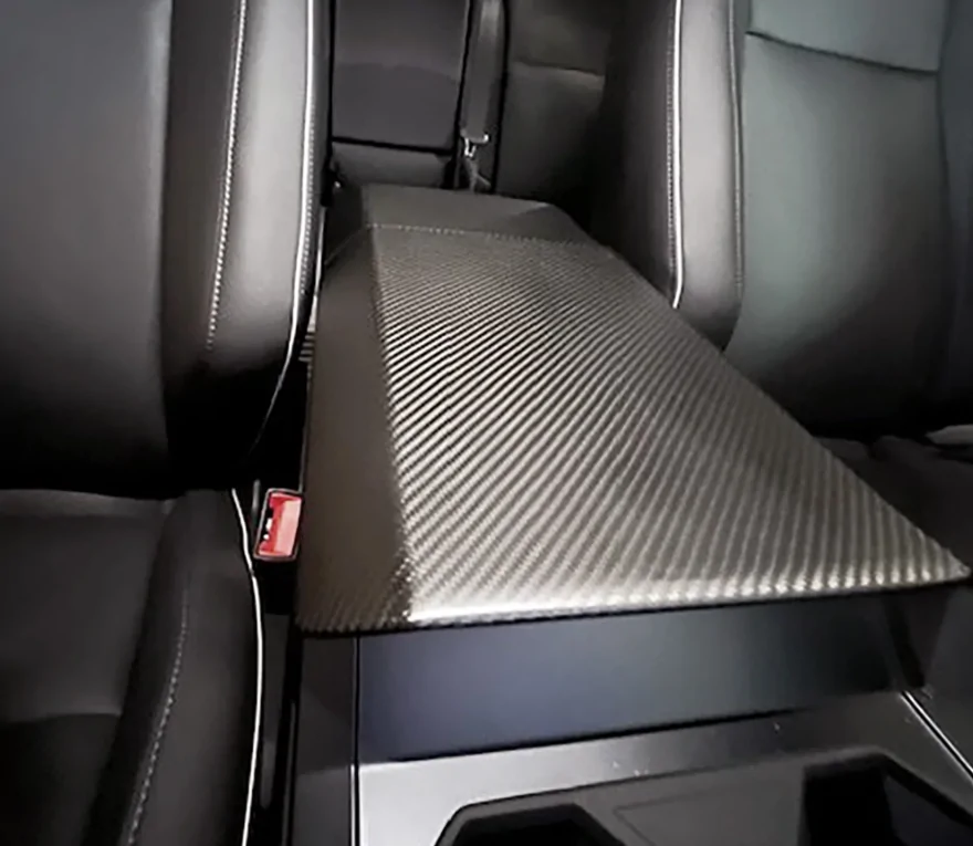 Tesla Cybertruck Tesla Cybertruck 2024 Carbon Fiber Armrest & Rear Screen Frame Cover 1757325242509-7i