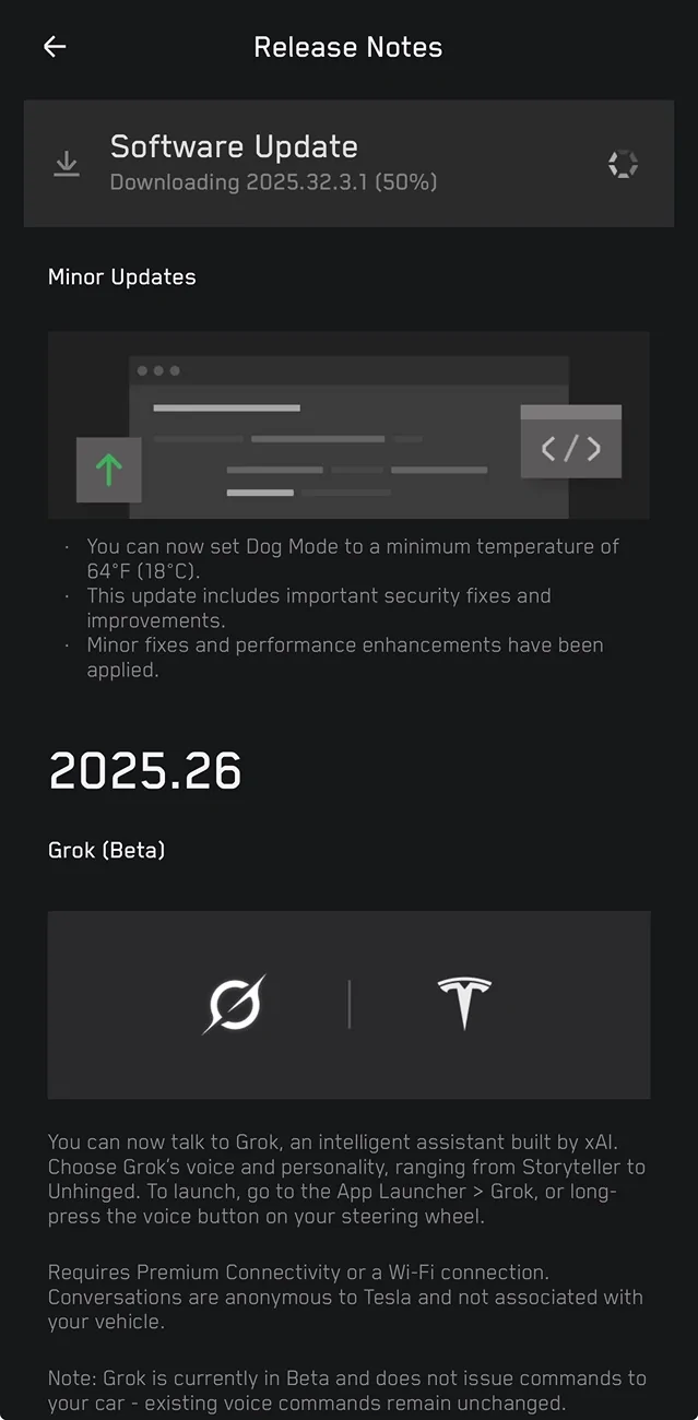 Tesla Cybertruck 2025.32.3.1 Update Now Live 🚨 IMG_3684