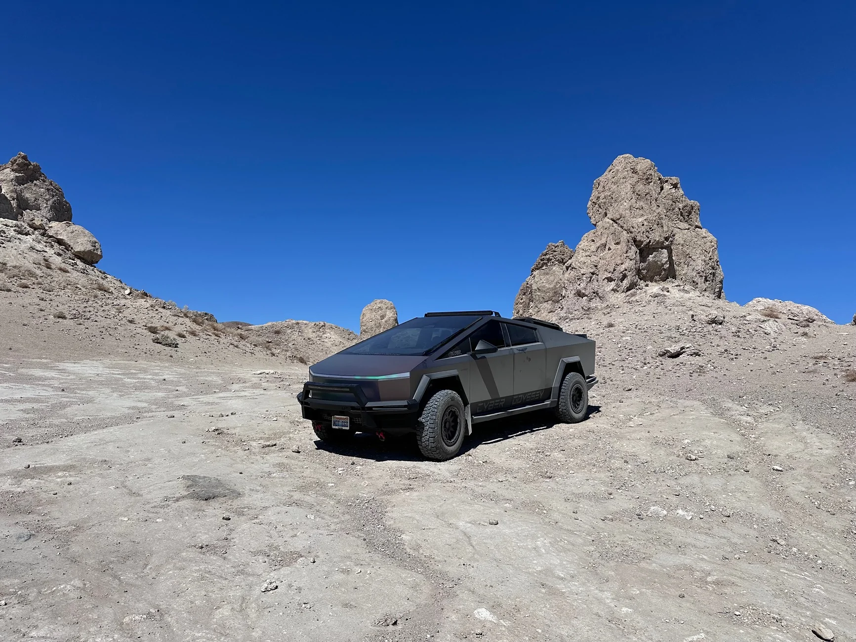 Tesla Cybertruck Latest Cyber Odyssey brought the heat… IMG_9060