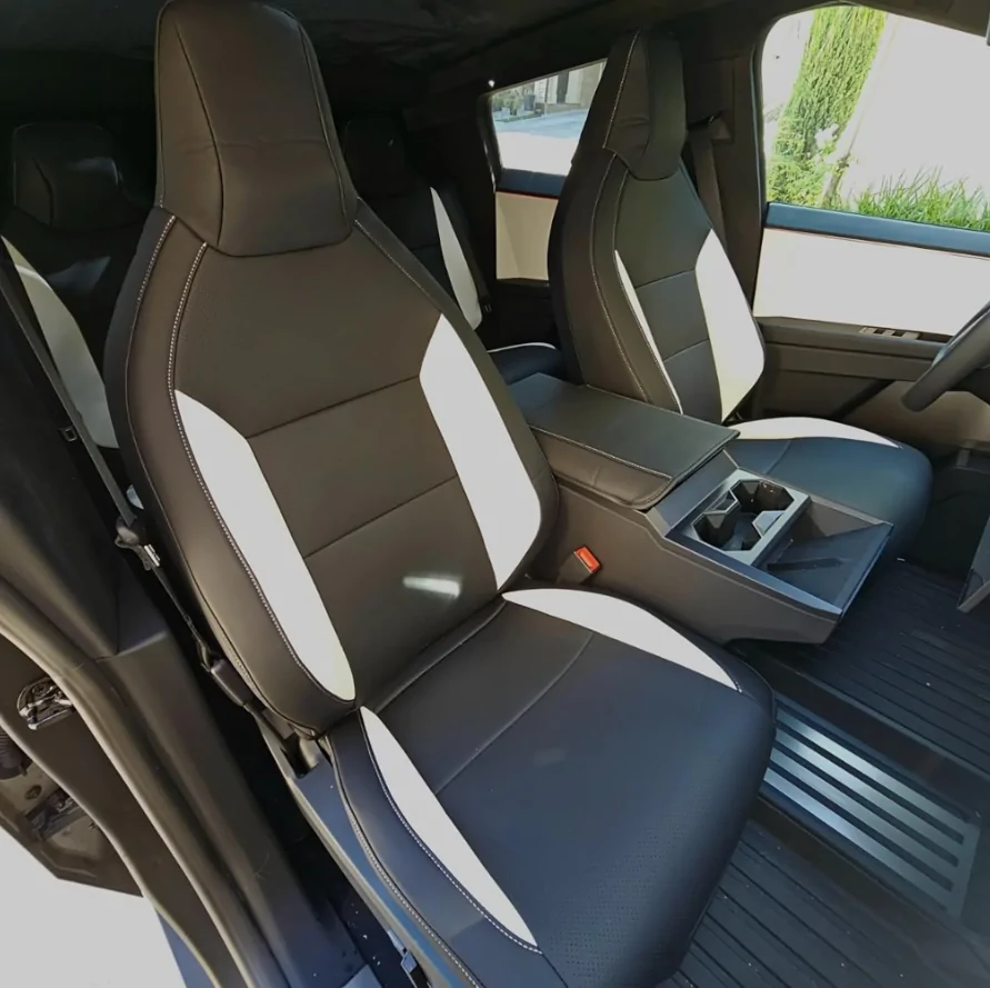 Tesla Cybertruck Cybertruck Leather Seat Covers — 25% Off Now! 1757489687078-q2