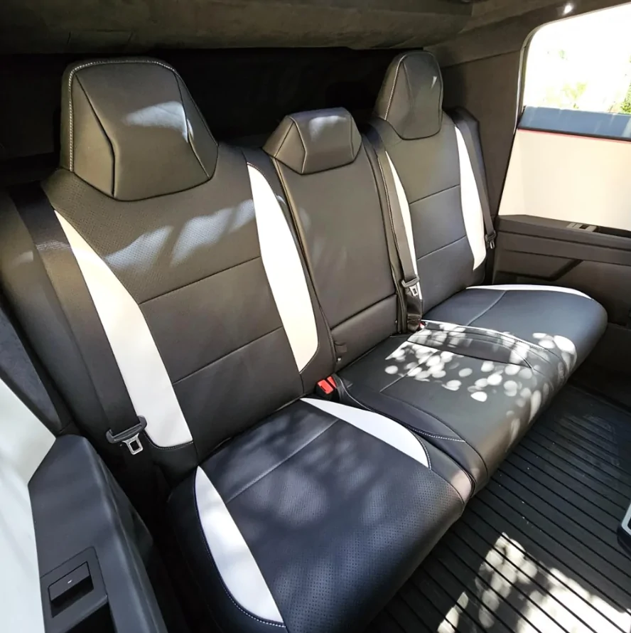 Tesla Cybertruck Cybertruck Leather Seat Covers — 25% Off Now! 1757489784611-yr