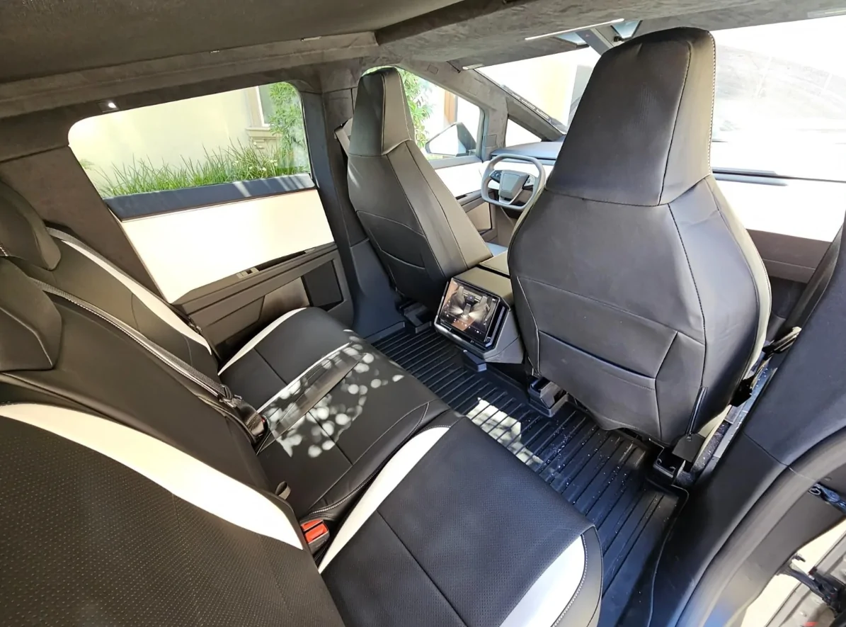 Tesla Cybertruck Cybertruck Leather Seat Covers — 25% Off Now! 1757489817215-7a