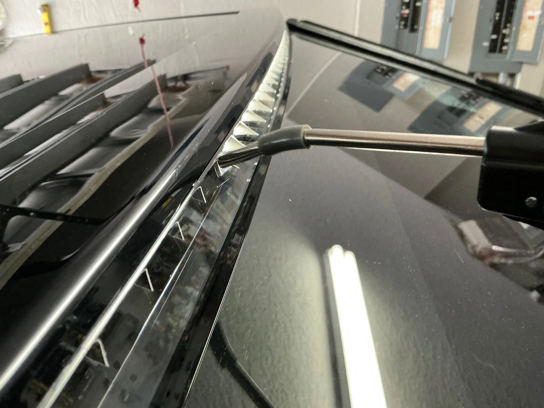 Tesla Cybertruck Breaking:  Light Bar Installs on Hold Confirmed by Tesla IMG_2421