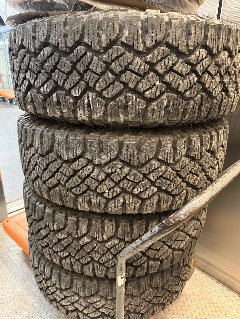 Tesla Cybertruck Tires $1100: Duratrac RTs 285 / 65 r20 Tires for sale - 537 Miles used Screenshot 2025-09-10 at 2.44.32 PM