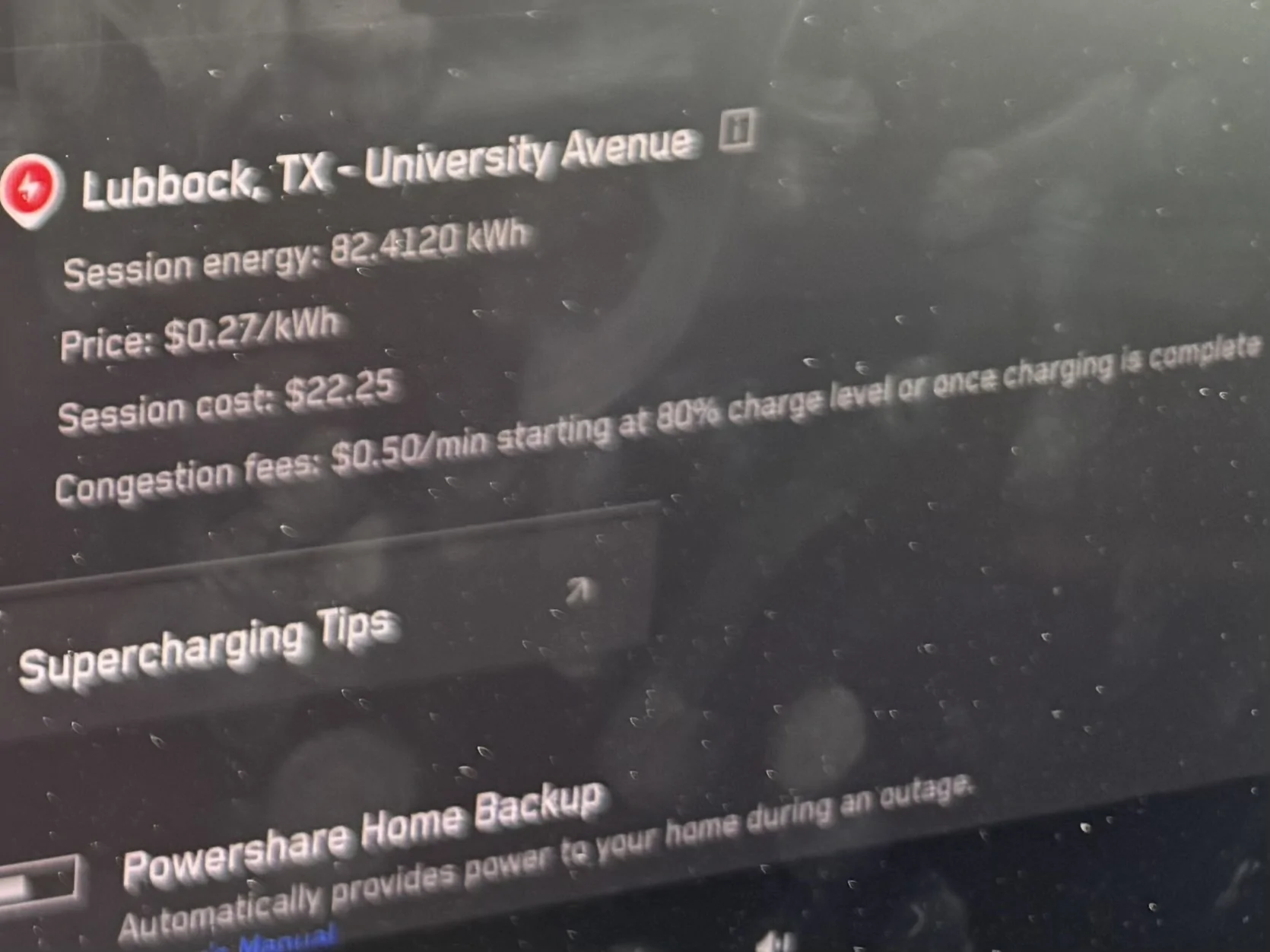 Tesla Cybertruck Automatic overcharge after 80% charge IMG_6743