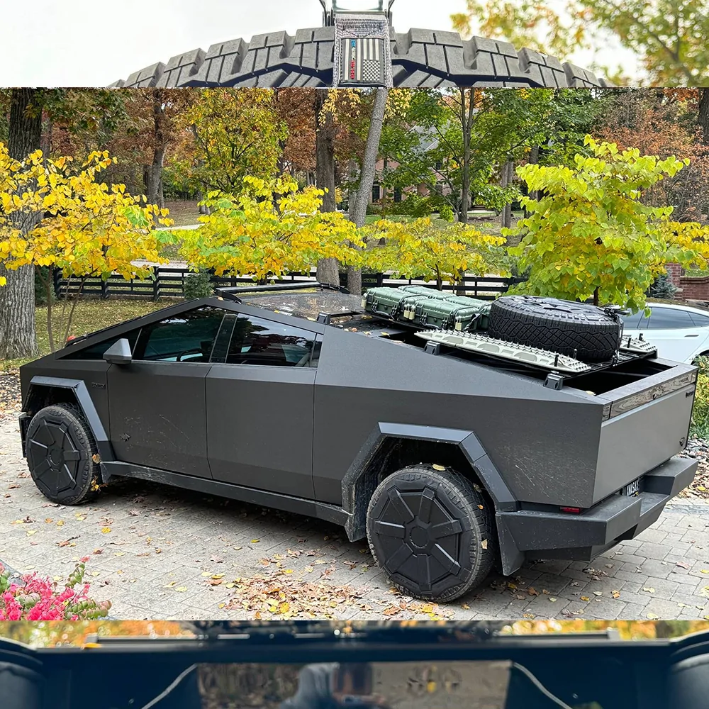 Tesla Cybertruck RiGd Hitch Spare Tire Carrier for Cybertruck: "CyberSwing Spare Tire Hitch Mount" IMG_2001
