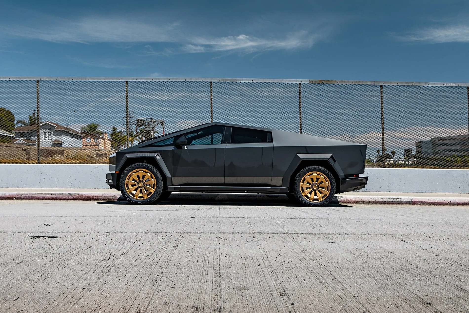 Tesla Cybertruck *** NEW PRODUCT *** Unplugged Performance - CYBRNOVA Wheels Magnesium Wrapped Tesla Cybertruck UP Forged CYBRNOVA 24-Inch Satin Bronze Wheels 1920px (1)