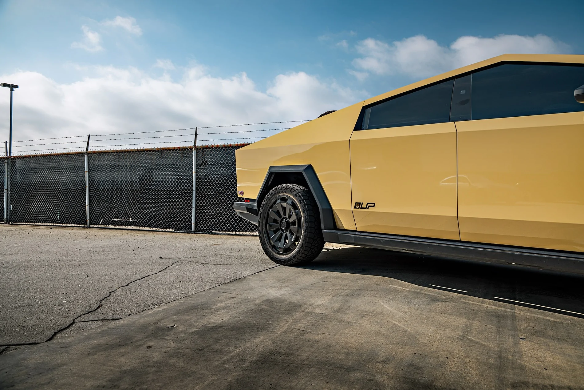 Tesla Cybertruck *** NEW PRODUCT *** Unplugged Performance - CYBRNOVA Wheels Tesla Cybertruck UP Forged CYBRNOVA 24-Inch Satin Black Wheels and UP INVINCIBLE Steel Bumper