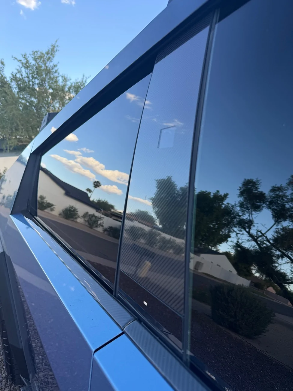 Tesla Cybertruck CT vandalism - it finally happened. IMG_5778
