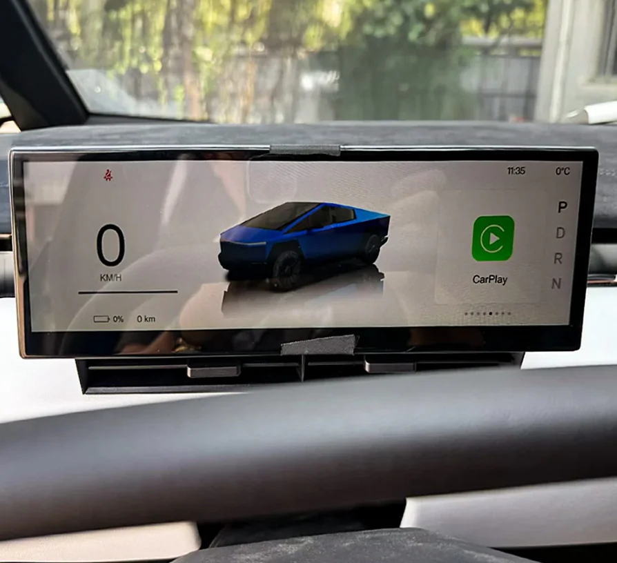 Tesla Cybertruck Just launched today: a 10.88-inch CarPlay-compatible instrument screen designed exclusively for the Cybertruck 1757750532113-60