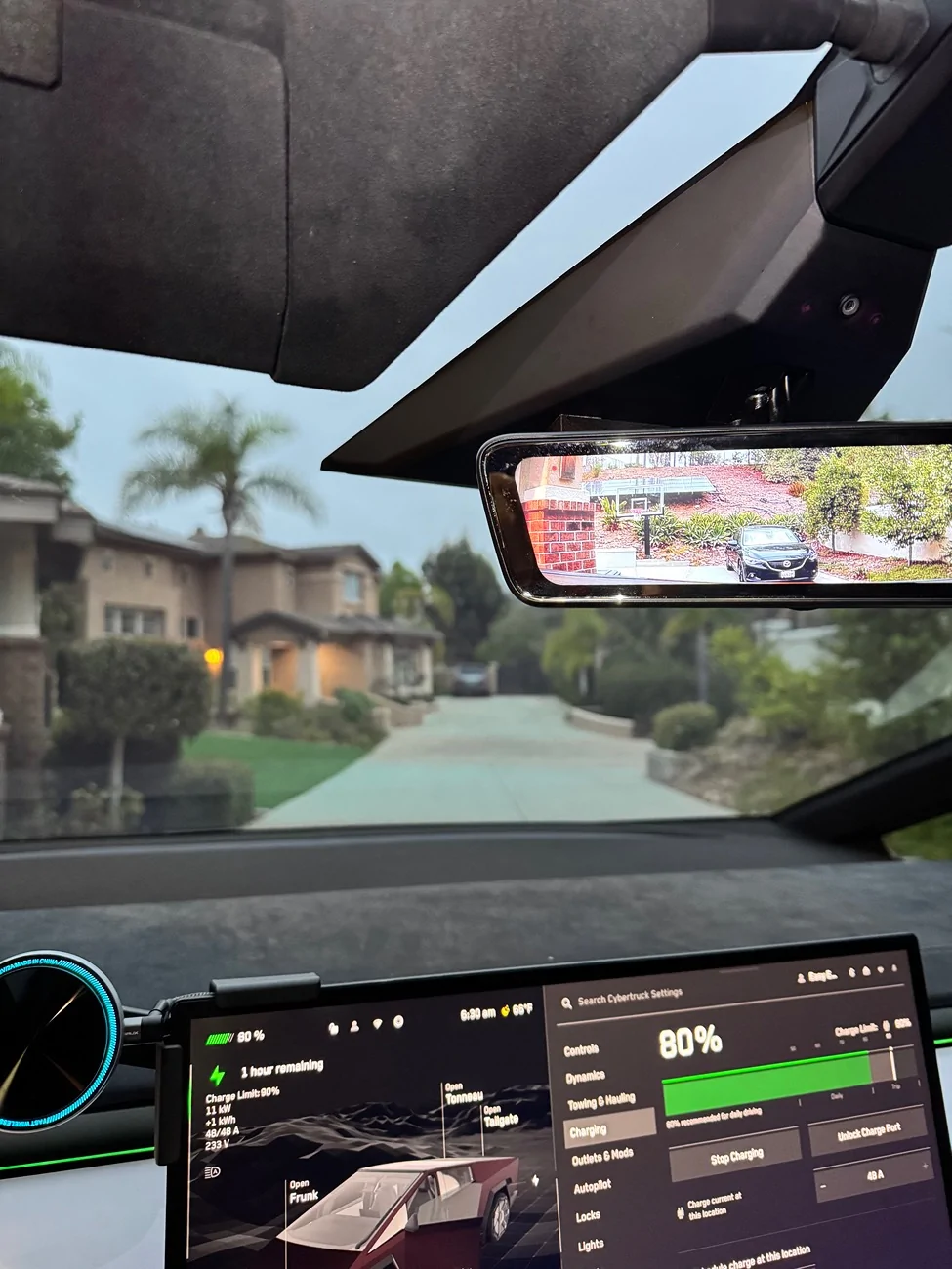 Tesla Cybertruck Upgraded rear view mirror IMG_2950