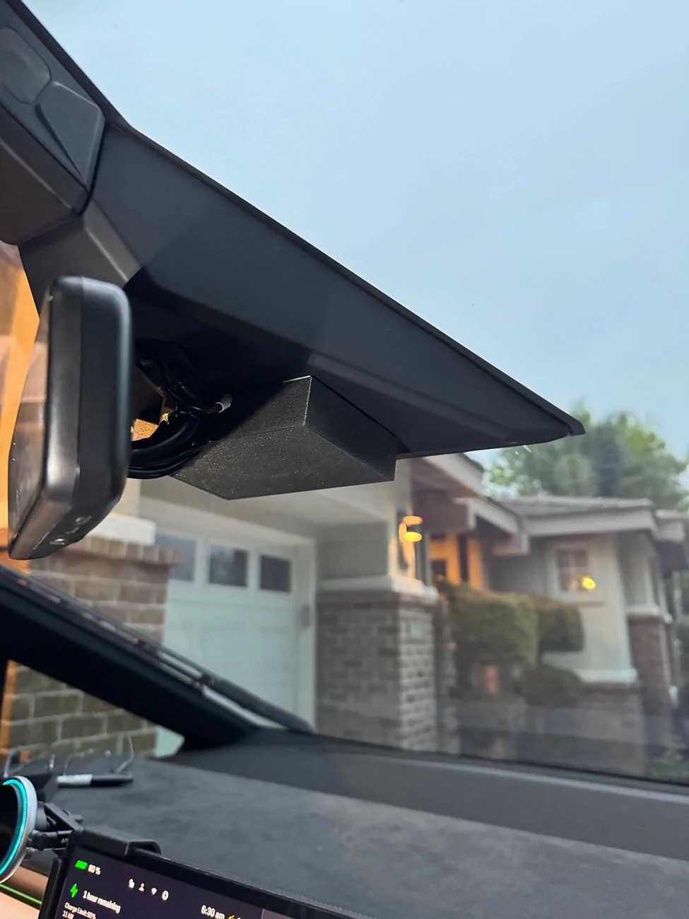 Tesla Cybertruck Upgraded rear view mirror IMG_2951