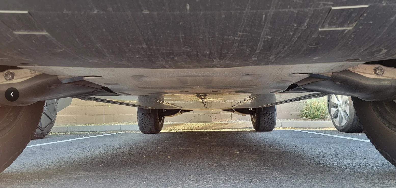 Tesla Cybertruck Terrestrial Armor installed (Underbody Shield & Rock Sliders / Structural Rockers) 1757774869358-0d