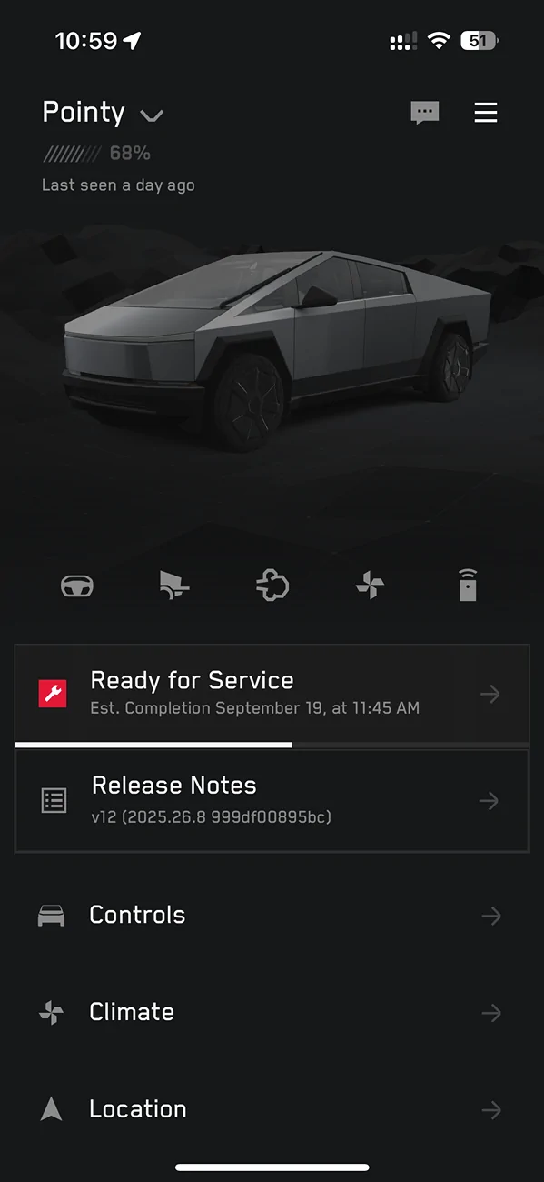 Tesla Cybertruck HVBATT_a011 Vehicle may not restart (SPOILER) it won’t IMG_6197