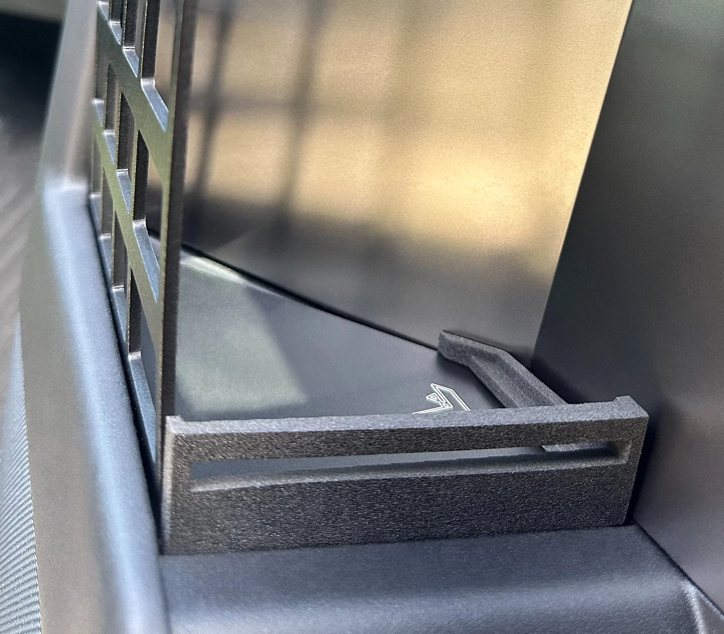 Tesla Cybertruck Show us an accessory we’ve never seen before! MFZ Challenge thread. CyberTruckMollePanelSideTray