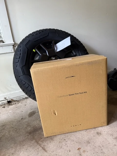 Tesla Cybertruck New in Box - Cybertruck Spare Tire and Tool Kit REDUCED to $900 CyberSpare - 1 (1)