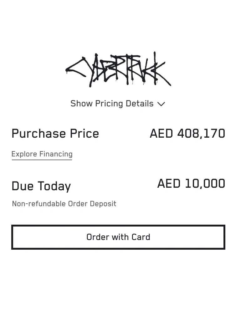 Tesla Cybertruck Cybertruck ordering starts in GCC Countries / Dubai UAE, with delivery estimates Screenshot 2025-09-16 at 2.20.35 PM